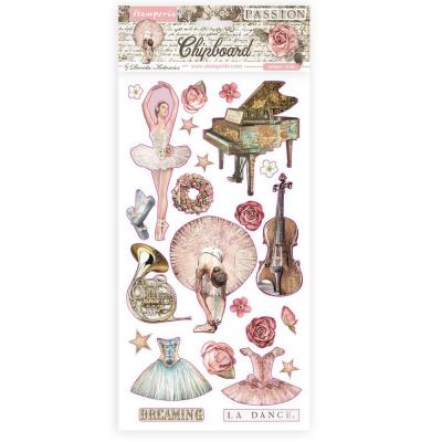 Stamperia Passion Sticker - Passion Chipboard